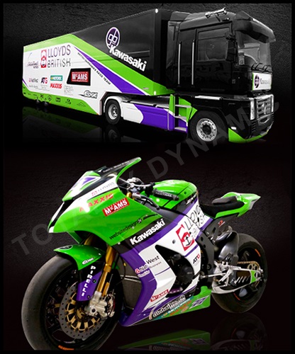 GB Moto truck and bike wrap