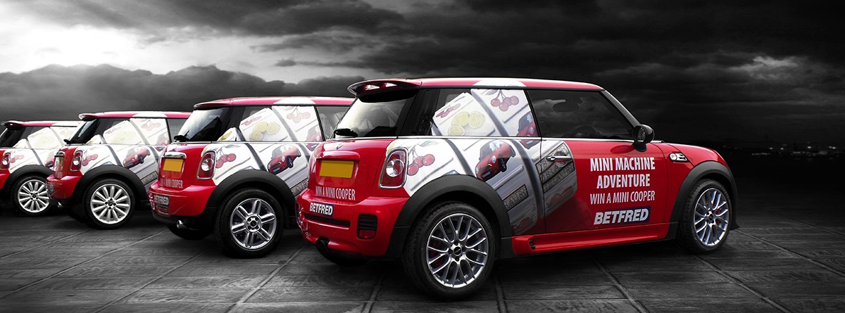 Fleet vehicle wraps for BetFred by Totally Dynamic
