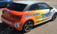 Audi A1 vinyl wrapped for the Chilled Academy