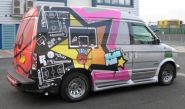Chevrolet Astro - wrapped by Totally Dynamic North London