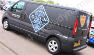 Renault Trafic fully vinyl wrapped in a printed van-wrap design for Guinness by Totally Dynamic Norfolk