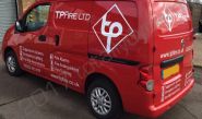 Nissan NV200 vinyl wrapped for T P Fire