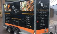 Catering Trailer fully vinyl wrapped for MBC Catering