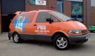 Toyota Previa - designed and wrapped by Totally Dynamic Birmingham