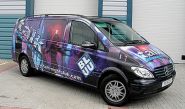 Mercedes Viano - designed and wrapped by Totally Dynamic North London