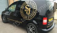 VW Caddy van vinyl wrapped for Swagger & Jacks by Totally Dynamic Norfolk