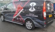 Mercedes Vito van fleet vinyl wrapped for NIKE