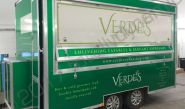 Catering Trailer vinyl wrapped for Verdes