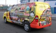 Toyota HiAce - designed and wrapped by Totally Dynamic North London
