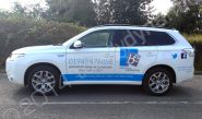 Mitsubishi Shogun part-wrapped in a vinyl car-wrap design for Belissima Exclusives by Totally Dynamic Manchester