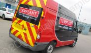 Ford Transit Van fully wrapped in a printed vinyl van wrap by Totally Dynamic North London