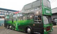 Rugby World Cup 2015 open top bus vinyl wrapped in a printed bus wrap design by Totally Dynamic North London
