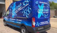 Ford Transit van vinyl wrapped for XtraClean