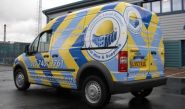 Ford Transit Connect - designed and wrapped by Totally Dynamic North London