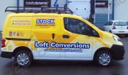 Nissan NV200 vinyl wrapped for Stock Construction