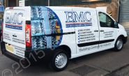 Citroen Dispatch part-wrapped for EMC in a printed vinyl vehicle wrap design by Totally Dynamic Norfolk