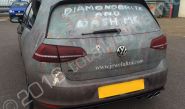 VW Golf fully vinyl wrapped for Diamond Brite