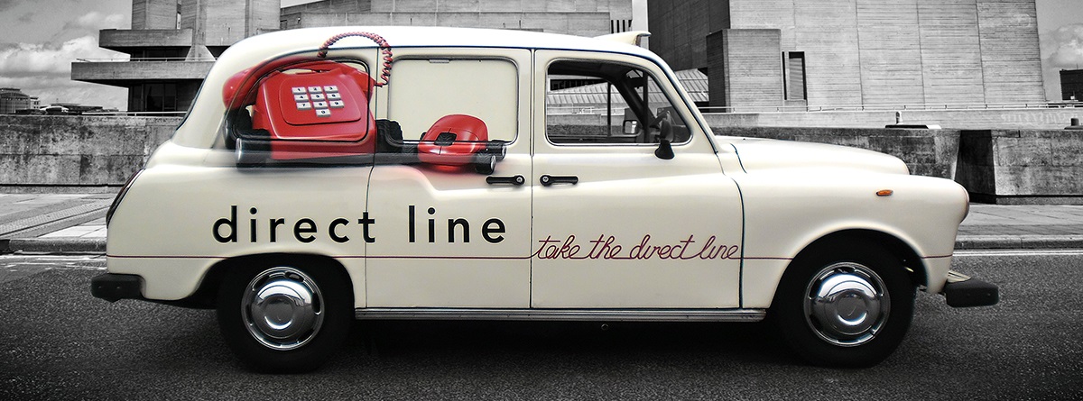 London Taxi vehicle wrap for Direct Line Insurance by Totally Dynamic