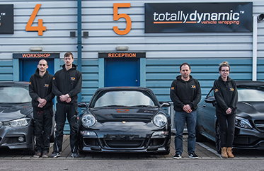 Totally Dynamic North London vehicle wrapping team