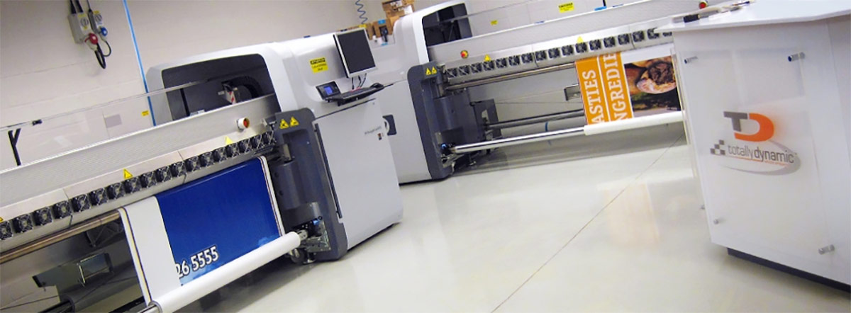 Print production facility at Totally Dynamic