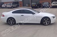 BMW M6 wrapped white by Totally Dynamic Leeds/Bradford