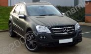 Mercedes ML wrapped matt black by Totally Dynamic Leeds/Bradford