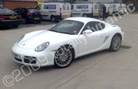 Porsche wrapped white by Totally Dynamic Leeds/Bradford