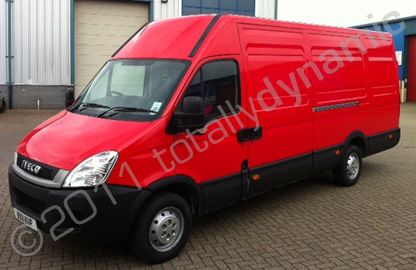 LDV van wrapped red by Totally Dynamic Southampton