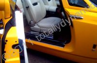 Rolls Royce Phantom wrapped pearl yellow by Totally Dynamic Lincoln