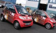 Smart Cars - designed and wrapped by Totally Dynamic North London