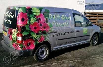 VW van wrapped by Totally Dynamic Central Scotland
