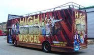 Open Top Bus - designed and wrapped by Totally Dynamic North London