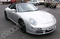 Porsche 997 wrapped matt black by Totally Dynamic North London