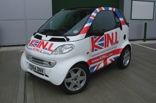 Smart Car - designed and wrapped by Totally Dynamic North London