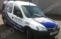 Vauxhall Combo wrapped for SPG by Totally Dynamic Central Scotland