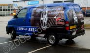 Toyota van wrapped by Totally Dynamic Leeds/Bradford