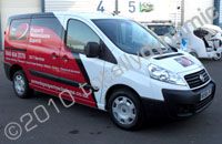 Fiat van wrapped for Protech Property Solutions by Totally Dynamic North London