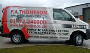 V W Transporter fleet - wrapped by Totally Dynamic Leeds Bradford