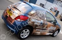 Peugeot 207 wrapped by Totally Dynamic South London