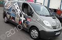 Nissan Primastar van wrapped for Apex Lofts by Totally Dynamic North London