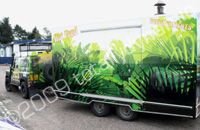 Land Rover and snack van wrapped by Totally Dynamic Central Scotland