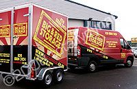 Citroen Relay and trailer wrapped by Totally Dynamic North London
