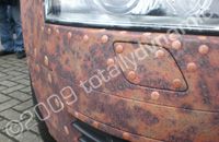 Audi wrapped in rust effect