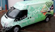 Ford Transit Designed and wrapped by Totally Dynamic North London