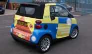 Smart Car - designed and wrapped by Totally Dynamic North London