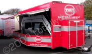 Catering trailer wrapped for Wimpy