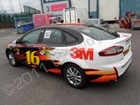 Ford Mondeo wrapped in full colour printed design