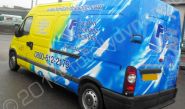 Renault Master van fully wrapped in a printed vinyl van wrap by Totally Dynamic North London