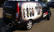 Mercedes Vito van wrapped for Nike Football by Totally Dynamic Southampton