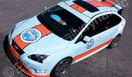 Ford wrapped Gulf Wrapped for Chris Oddie by Totally Dynamic North London